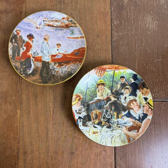Staffordshire Luncheon of the Boating Party & Oarsmen at Chatou‎ Plates - Picture 1 of 7